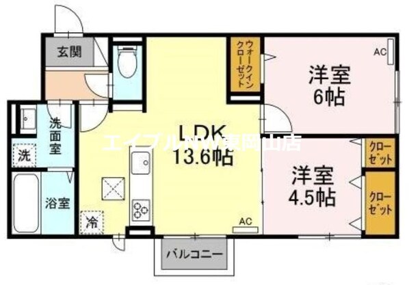 メゾン　ド　クレアの物件間取画像